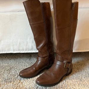 Brown women’s riding boots
